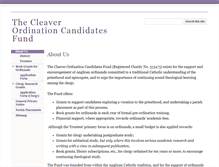Tablet Screenshot of cleaver.org.uk